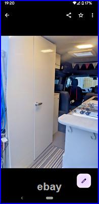 Ford transit custom camper van with toilet compartment Ford transit custom camper van with toilet compartment