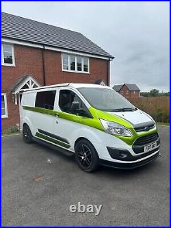 Ford transit custom camper vans motorhomes scene view roof