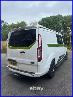 Ford transit custom camper vans motorhomes scene view roof