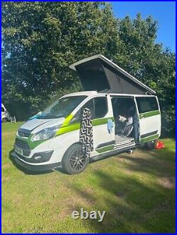 Ford transit custom camper vans motorhomes scene view roof