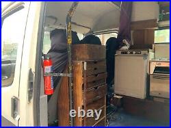 Ford transit minibus converted to motor home camper van