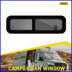Front Right 780x240mm Dark Tint Sliding Window Motorhome Waterproof Universal