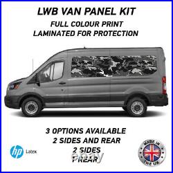 Full Colour Printed Lwb Van Panel Wrap Kit 1 Motorhome Campervan Vinyl LWBFC01