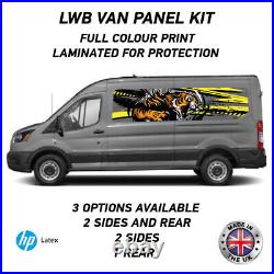 Full Colour Printed Lwb Van Panel Wrap Kit 10 Motorhome Campervan Vinyl LWBFC10