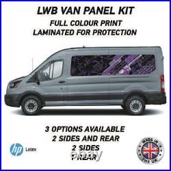 Full Colour Printed Lwb Van Panel Wrap Kit 14 Motorhome Campervan Vinyl LWBFC14