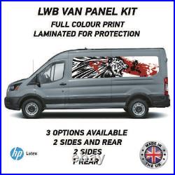 Full Colour Printed Lwb Van Panel Wrap Kit 15 Motorhome Campervan Vinyl LWBFC15