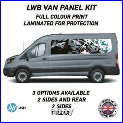 Full Colour Printed Lwb Van Panel Wrap Kit 19 Motorhome Campervan Vinyl LWBFC19