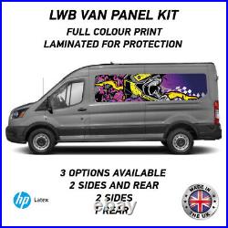 Full Colour Printed Lwb Van Panel Wrap Kit 5 Motorhome Campervan Vinyl LWBFC05