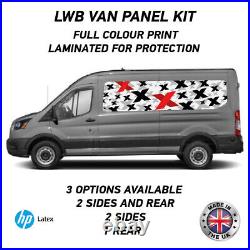 Full Colour Printed Lwb Van Panel Wrap Kit 7 Motorhome Campervan Vinyl LWBFC07