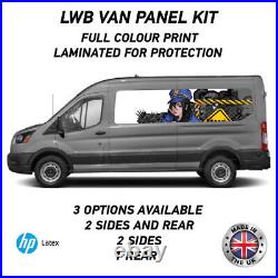 Full Colour Printed Lwb Van Panel Wrap Kit 9 Motorhome Campervan Vinyl LWBFC09