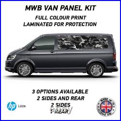 Full Colour Printed Mwb Van Panel Wrap Kit 1 Motorhome Campervan Vinyl MWBFC01