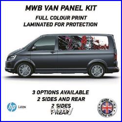Full Colour Printed Mwb Van Panel Wrap Kit 11 Motorhome Campervan Vinyl MWBFC11