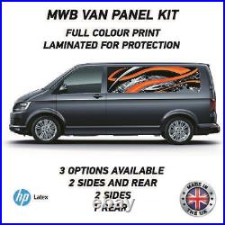 Full Colour Printed Mwb Van Panel Wrap Kit 12 Motorhome Campervan Vinyl MWBFC12