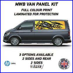 Full Colour Printed Mwb Van Panel Wrap Kit 13 Motorhome Campervan Vinyl MWBFC13