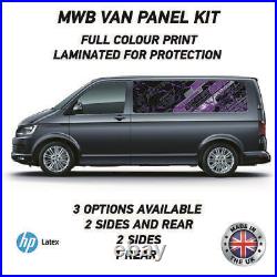 Full Colour Printed Mwb Van Panel Wrap Kit 14 Motorhome Campervan Vinyl MWBFC14
