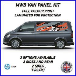 Full Colour Printed Mwb Van Panel Wrap Kit 16 Motorhome Campervan Vinyl MWBFC16