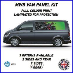 Full Colour Printed Mwb Van Panel Wrap Kit 17 Motorhome Campervan Vinyl MWBFC17