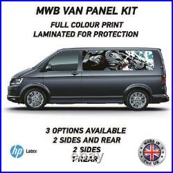 Full Colour Printed Mwb Van Panel Wrap Kit 19 Motorhome Campervan Vinyl MWBFC19