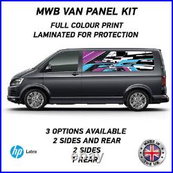 Full Colour Printed Mwb Van Panel Wrap Kit 2 Motorhome Campervan Vinyl MWBFC02
