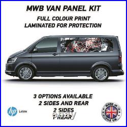 Full Colour Printed Mwb Van Panel Wrap Kit 20 Motorhome Campervan Vinyl MWBFC20