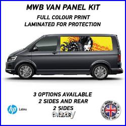 Full Colour Printed Mwb Van Panel Wrap Kit 3 Motorhome Campervan Vinyl MWBFC03