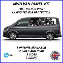 Full Colour Printed Mwb Van Panel Wrap Kit 4 Motorhome Campervan Vinyl MWBFC04