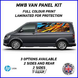 Full Colour Printed Mwb Van Panel Wrap Kit 6 Motorhome Campervan Vinyl MWBFC06