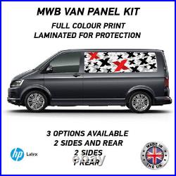 Full Colour Printed Mwb Van Panel Wrap Kit 7 Motorhome Campervan Vinyl MWBFC07