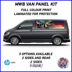 Full Colour Printed Mwb Van Panel Wrap Kit 8 Motorhome Campervan Vinyl MWBFC08