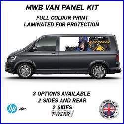 Full Colour Printed Mwb Van Panel Wrap Kit 9 Motorhome Campervan Vinyl MWBFC09