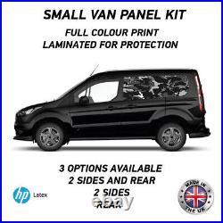 Full Colour Printed Small Van Panel Wrap Kit 1 Motorhome Campervan SMFC01