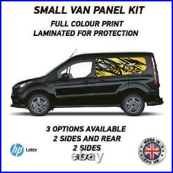 Full Colour Printed Small Van Panel Wrap Kit 13 Motorhome Campervan SMFC13