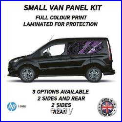 Full Colour Printed Small Van Panel Wrap Kit 14 Motorhome Campervan SMFC14