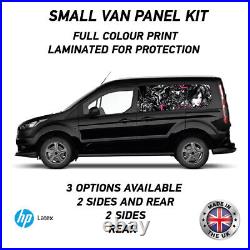 Full Colour Printed Small Van Panel Wrap Kit 4 Motorhome Campervan SMFC04