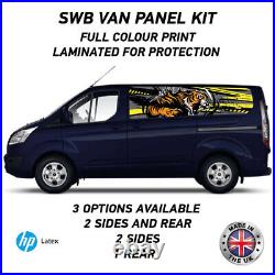 Full Colour Printed Swb Van Panel Wrap Kit 10 Motorhome Campervan Vinyl SWBFC10