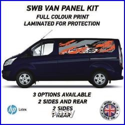 Full Colour Printed Swb Van Panel Wrap Kit 16 Motorhome Campervan Vinyl SWBFC16