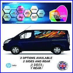 Full Colour Printed Swb Van Panel Wrap Kit 6 Motorhome Campervan Vinyl SWBFC06