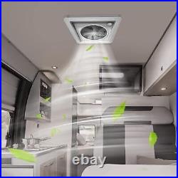 GEARZAAR 14 12V RV Roof Vent Fan Camper Van Motorhome Caravan Skylight With LED