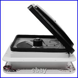 GEARZAAR 14 12V RV Roof Vent Fan Camper Van Motorhome Caravan Skylight With LED