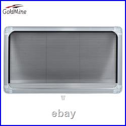 Grey Motorhome Blind Flyscreen Caravan Camper Van Conversion Rv 110cm×55cm
