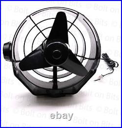 HELLA 6100 Turbo Universal 24V Black Fan / Motorhome / Camper Van / Boat / Truck