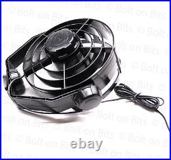 HELLA 6100 Turbo Universal 24V Black Fan / Motorhome / Camper Van / Boat / Truck