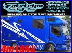 Horse Box Stickers Graphics Decals Stripes Camper Van Trailer Motorhome 4m