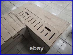 L Shape Camper Fold/Slide Bed and Seat Motorhome Camper Van Campervan Storage