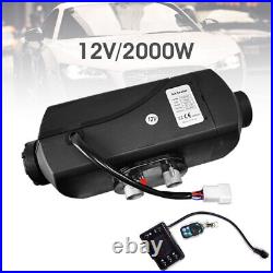 LCD Diesel Air Heater 12V 10L Caravan Camper Van Motorhome 2000W Night Parking