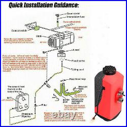 LCD Diesel Air Heater 12V 10L For Caravan Camper Van Motorhome 5KW Night Parking