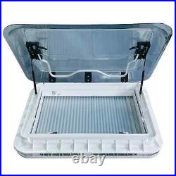 LED Skylight Dome Roof Vent Motorhome Camper Van Caravan Horsebox 835x645mm