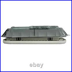 LED Skylight Dome Roof Vent Shower Hatch Motorhome Camper Van Caravan 580x580mm