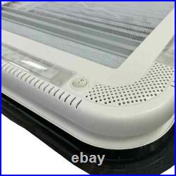 LED Skylight Dome Roof Vent Shower Hatch Motorhome Camper Van Caravan 580x580mm