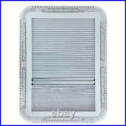 LED Skylight Dome Roof Vent Shower Hatch Motorhome Camper Van Caravan 835x645mm